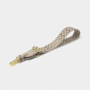 Canvas Strap | Light Taupe Chevron |