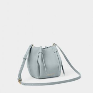 Celina Mini Suedette Bucket Bag Blue Mist Suedette