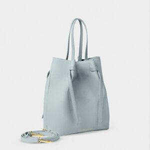 Celina Suedette Bucket Bag Blue Mist Suedette