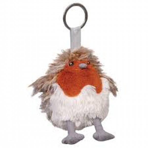 Robin Plush Keyring
