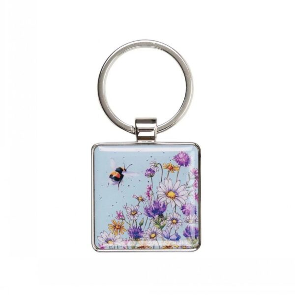Bee Keyring - Just Bee-cause