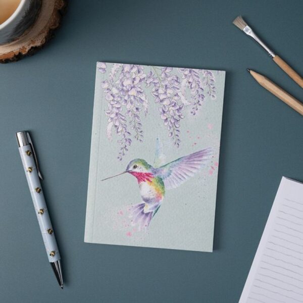 A6 Humming Bird Notebook - Wisteria Wishes