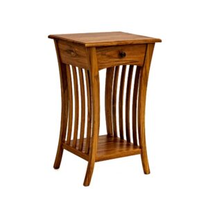 Curved Leg Lamp Table