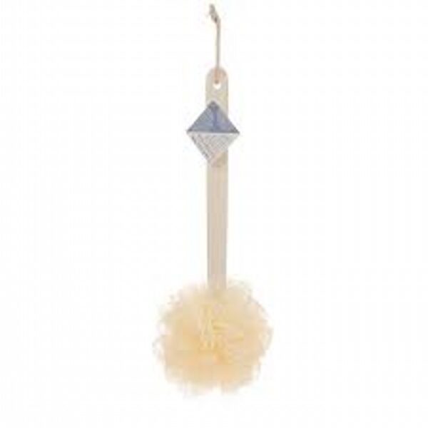 Danielle Bathtopia Bamboo Pouf Brush