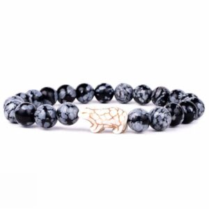 The Venture Bracelet - Polar Bear Papillae Stone