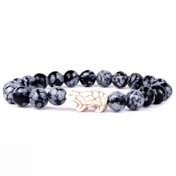 The Venture Bracelet - Polar Bear Papillae Stone