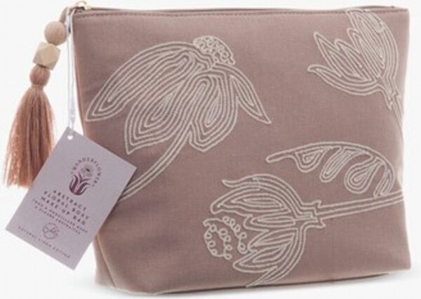Wanderflower Floral Cosmetic Bag
