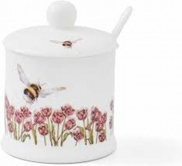 'Flight Of The Bumblebee' Conserve Pot & Spoon