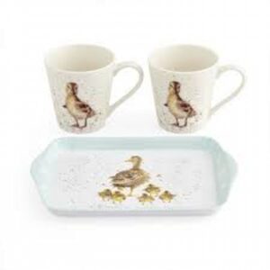 'Lovely Mum' Duck Mug & Tray Set