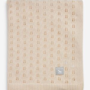 Pink Pointelle Blanket