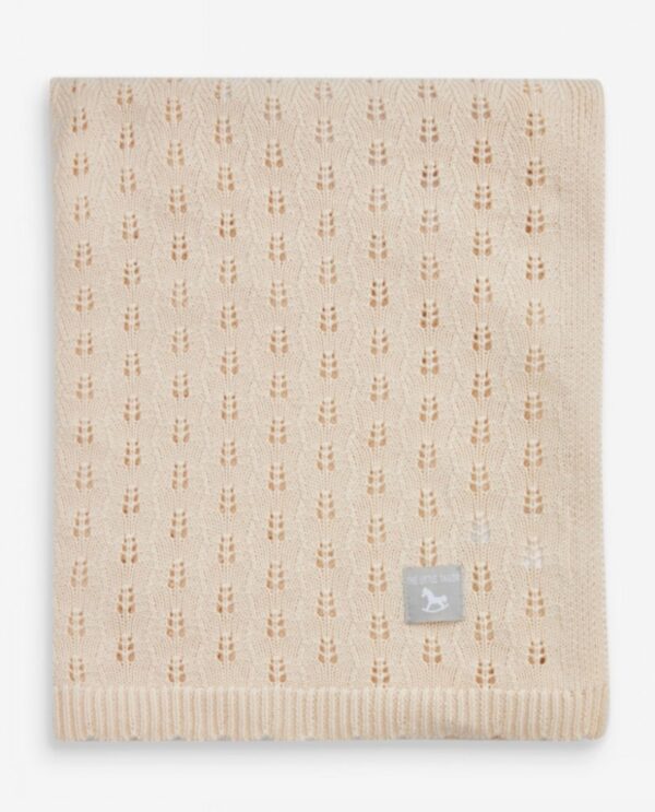 Pink Pointelle Blanket