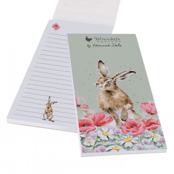 Hare Shopping Pad - Field Of Flowers