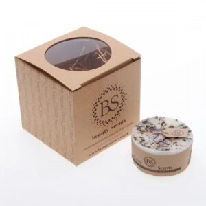 Mango Scented Natural Wax Candle Wild Flowers Sml