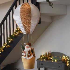 Santa's Gold Sequinned Balloon