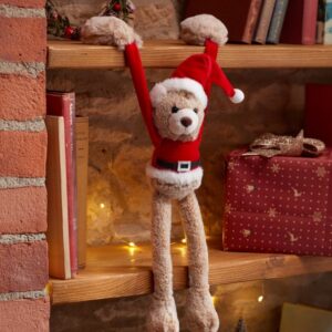 Hanging Teddy Santa