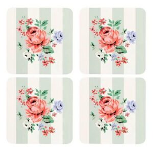 Ck Flh 4Pk Cork Back Coasters