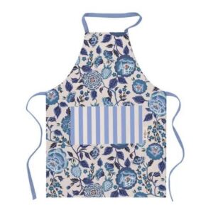 Ck Strawberry Garden Blue Easy Adjust Apro