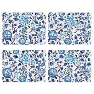 Ck Strawberry Garden 4Pk Blue Cork Back Pl