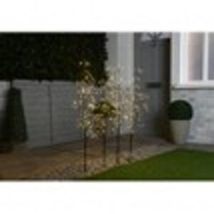 set of 4 x 100cm lit twig pathfinders