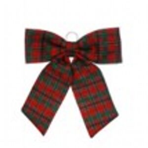 60cm tartan velvet bow