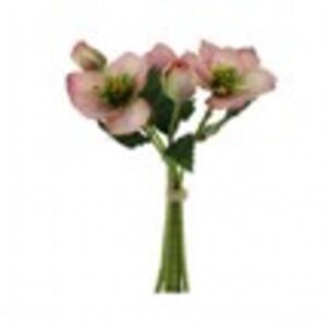 31cm pink hellebore flower bouquet