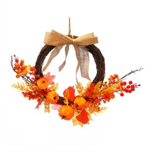 40cm pumpkin leaf wreath