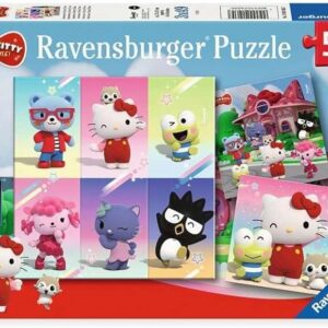 Hello Kitty Super Style 3 x 49Pc Puzzle