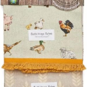Buttercup Farm  3 Pack Tea Towels - Organic Cotton