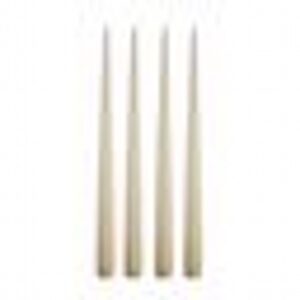 White Taper Candles 4 Pack H32cm