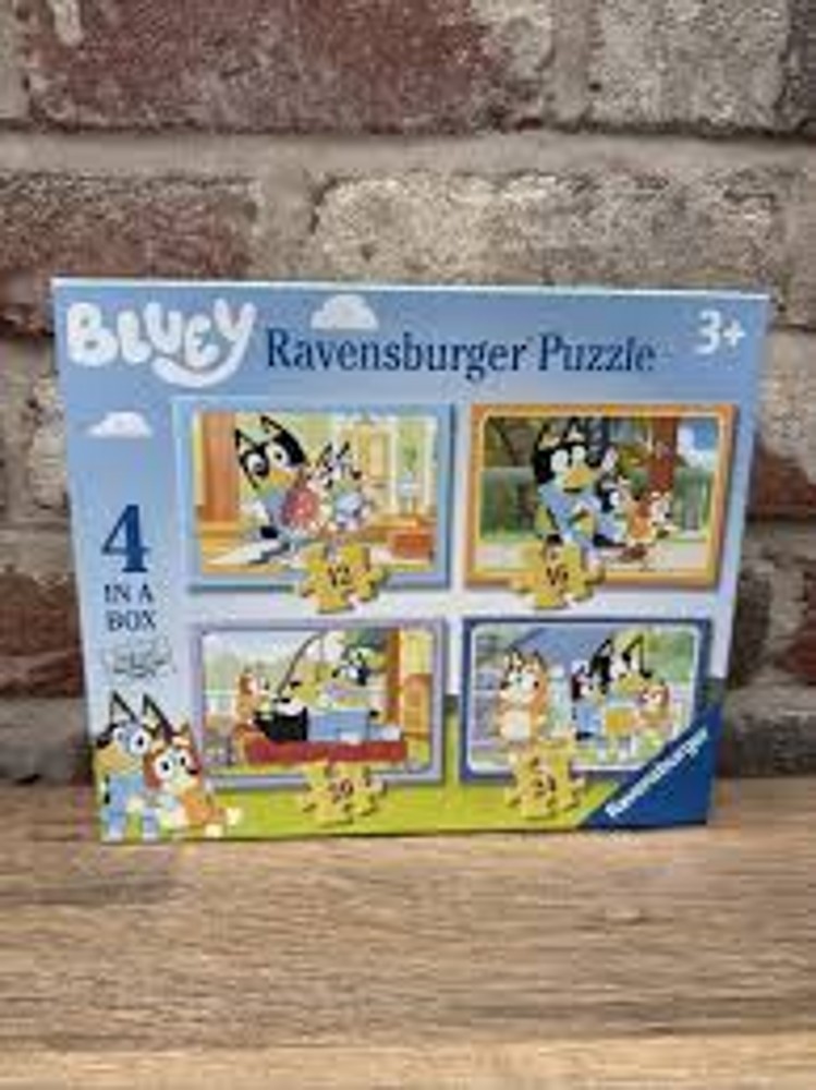 Bluey 4 in a Box 12/16/20/24 Pc Puzzle