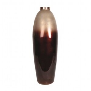 Ombre Gold Rim Vase 66Cm