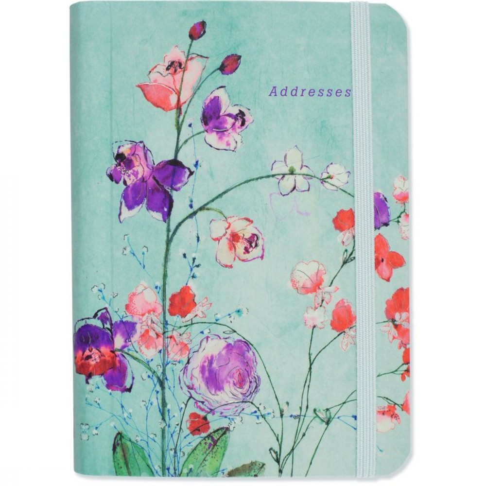 Address Book Fuchsia Blooms