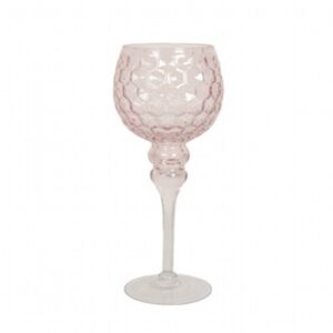 Globe Tealight Holder Pink L