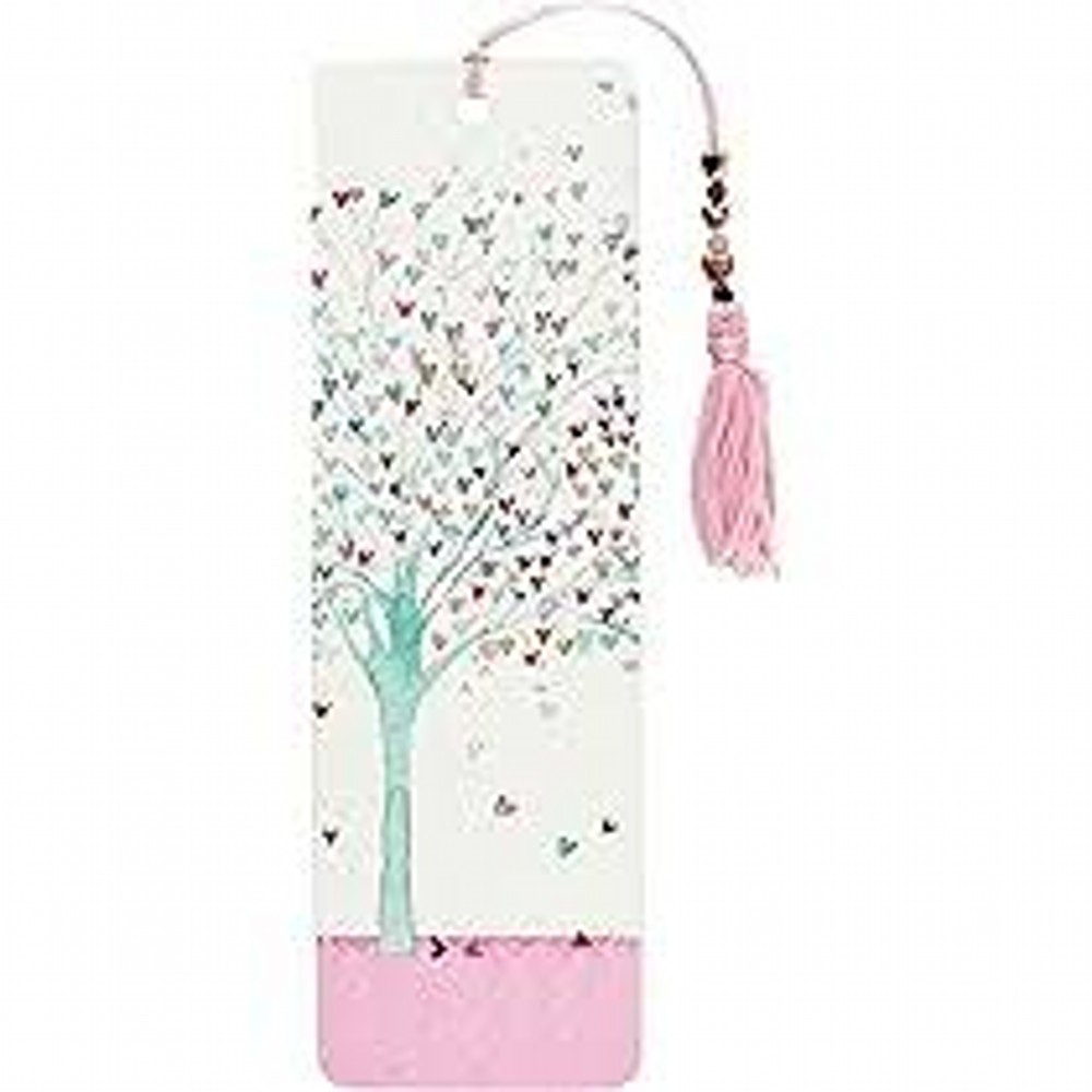 Beaded Bookmark Tree Of Hearts