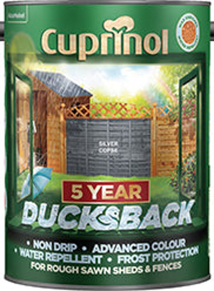 CUPRINOL DUCKSBACK 5L SILVER