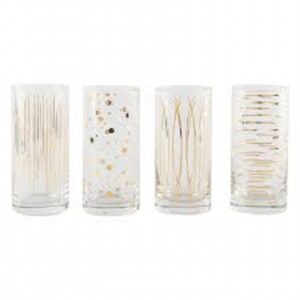 Mikasa Cheers Set 4 High Ball Glasses