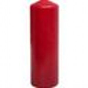Red Pillar Candles 6x18cm