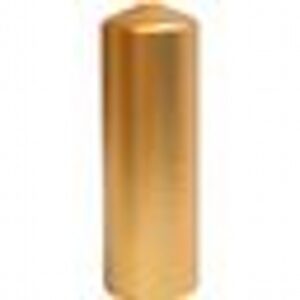 Gold Pillar Candles 6x18cm