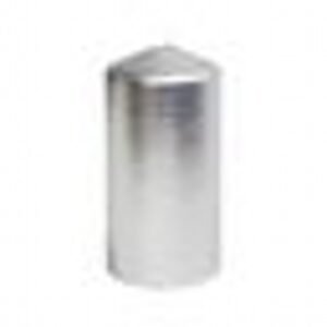 Silver Pillar Candles 6x18cm