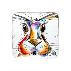 Melamine Coaster Hare