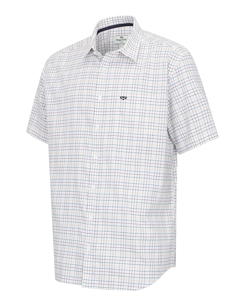 Callum Short Sleeve Tattersall Shirt