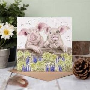 Nosy Neigh-Boars Card