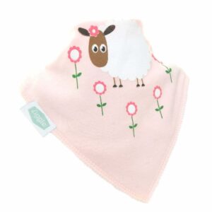 Cute Pink Sheep Bib