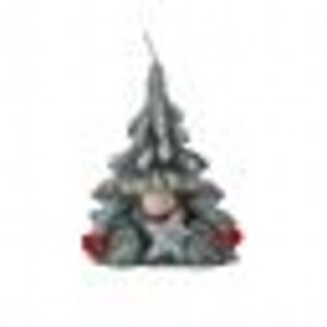 Gnome Candle Girl Sage H10cm