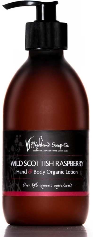 Hand & Body Organic Lotion 300Ml Wild Scottish Rasp
