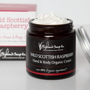 Hand & Body Organic Cream 120Ml Wild Scottish Raspberr