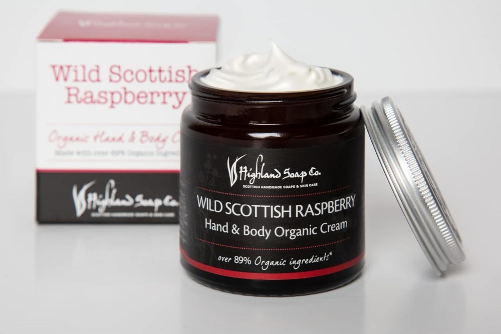 Hand & Body Organic Cream 120Ml Wild Scottish Raspberr
