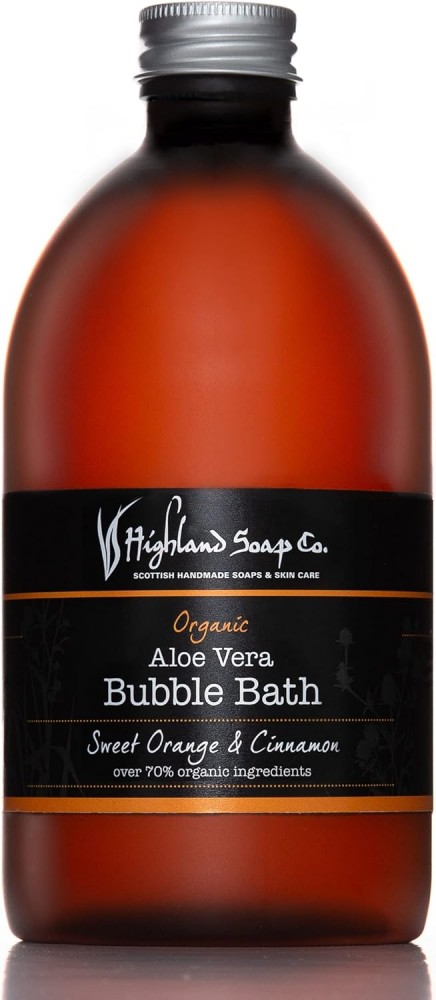 Organic Bubble Bath 500Ml Sweet Orange & Cinnamon