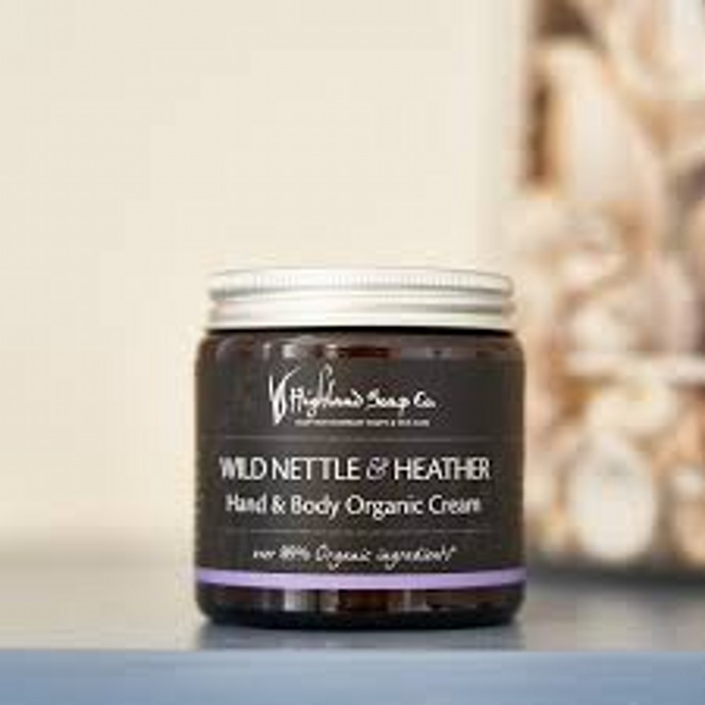 Organic Hand & Body Cream 120Ml Wild Nettle & Heather
