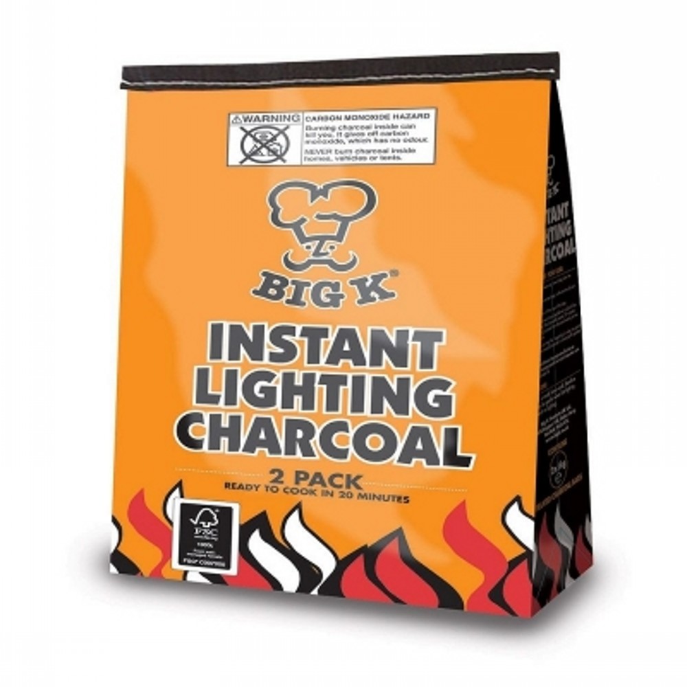 Instant Light Charcoal 2Pk